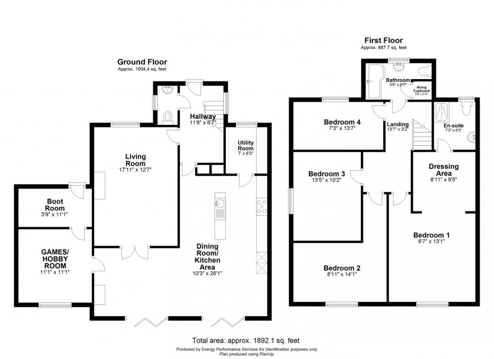 Floorplan for CHULMLEIGH