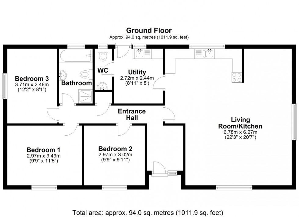 Floorplan for NR CHULMLEIGH
