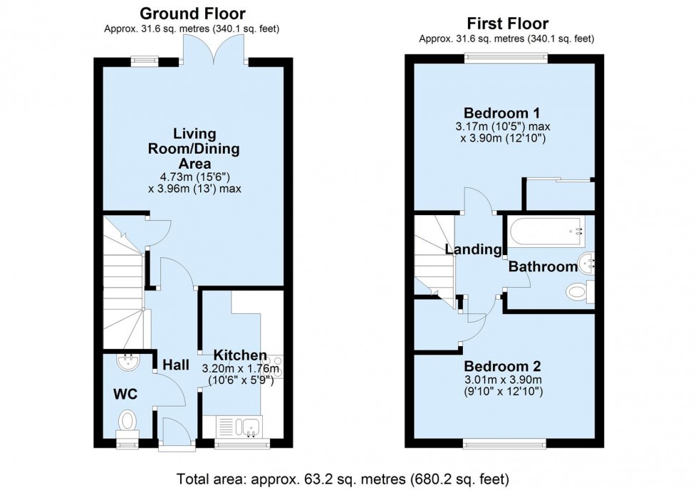 Floorplan for CHULMLEIGH