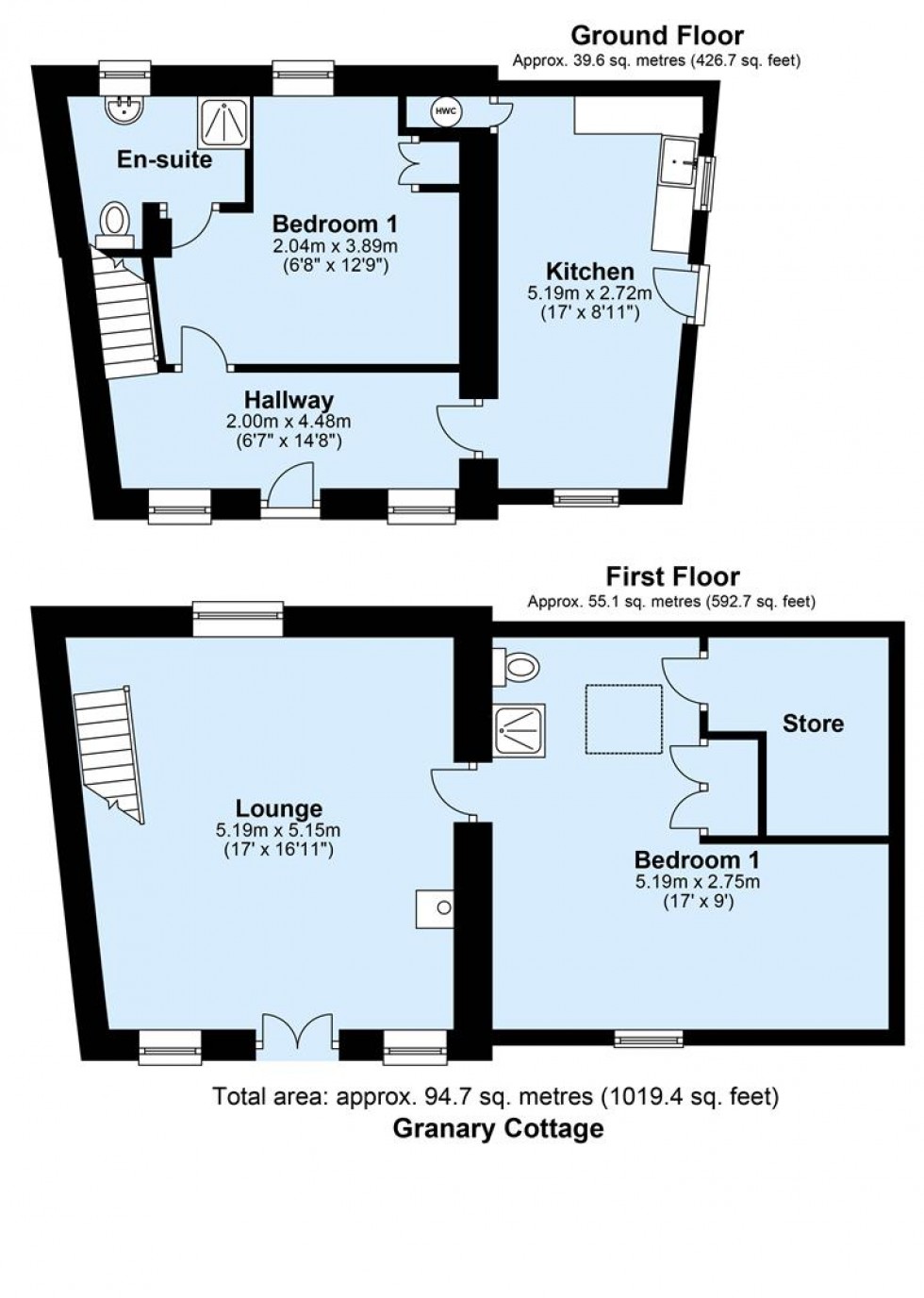 Floorplan for CHULMLEIGH