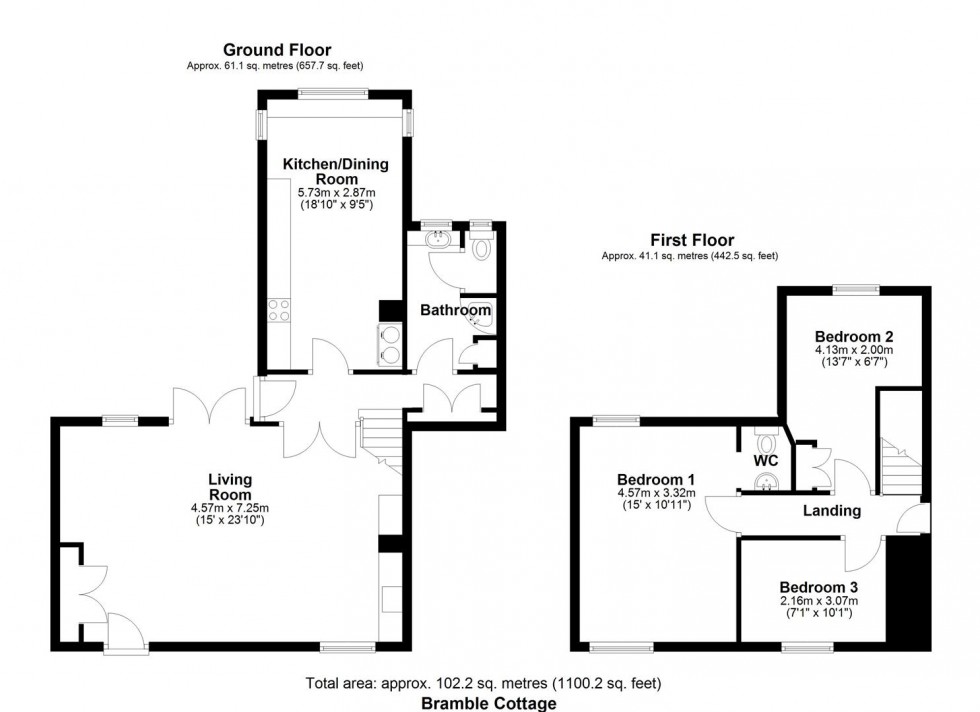 Floorplan for CHULMLEIGH