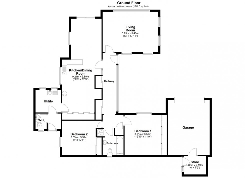 Floorplan for CHULMLEIGH