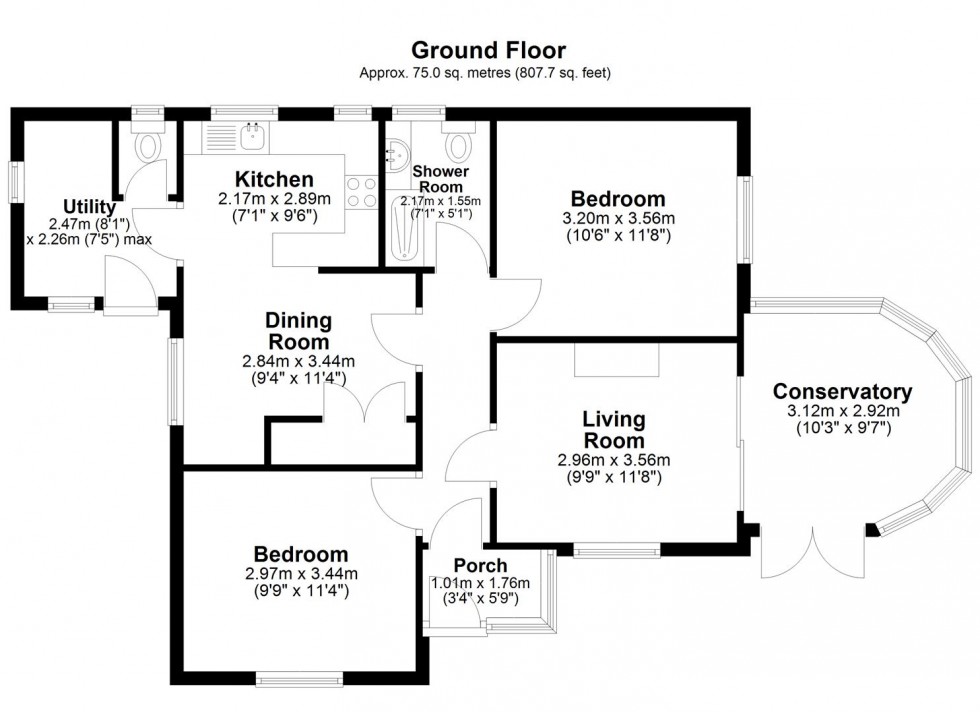 Floorplan for CHULMLEIGH