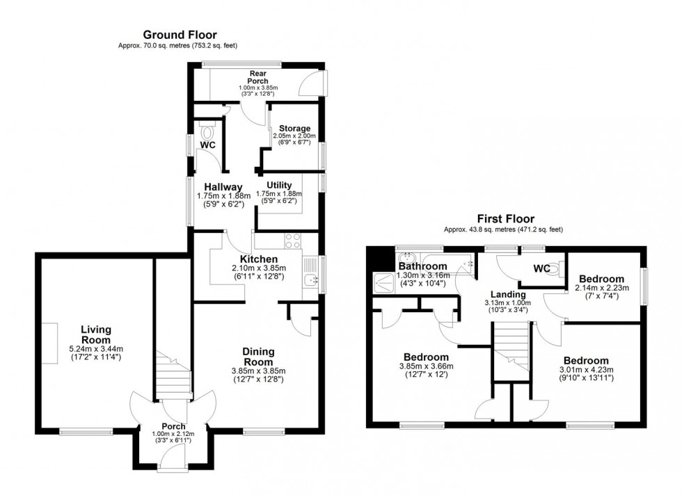 Floorplan for NR CHULMLEIGH