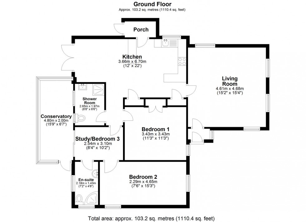 Floorplan for CHULMLEIGH