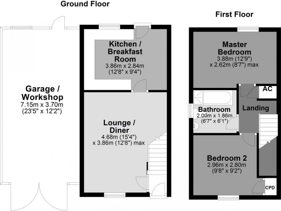 Floorplan for COPPLESTONE
