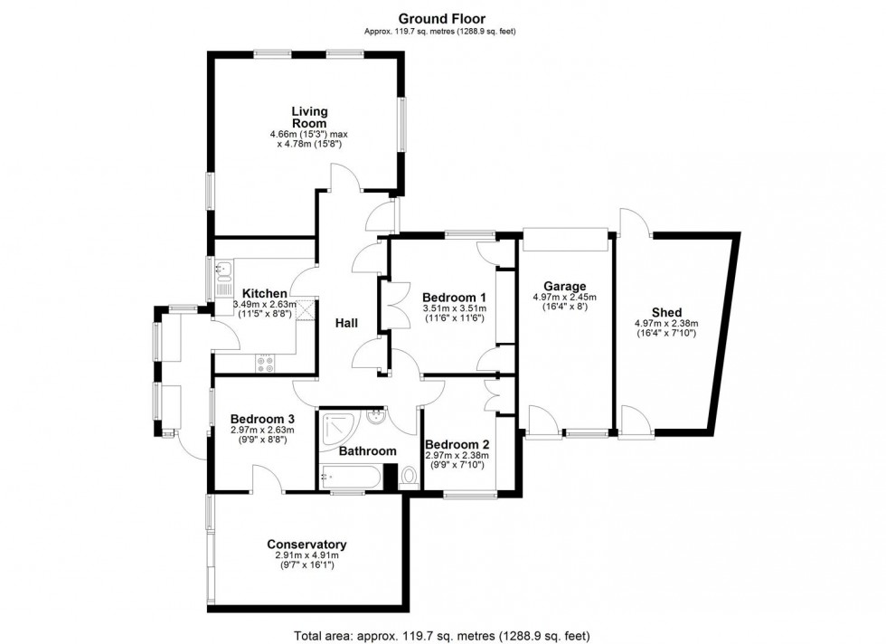 Floorplan for CHULMLEIGH