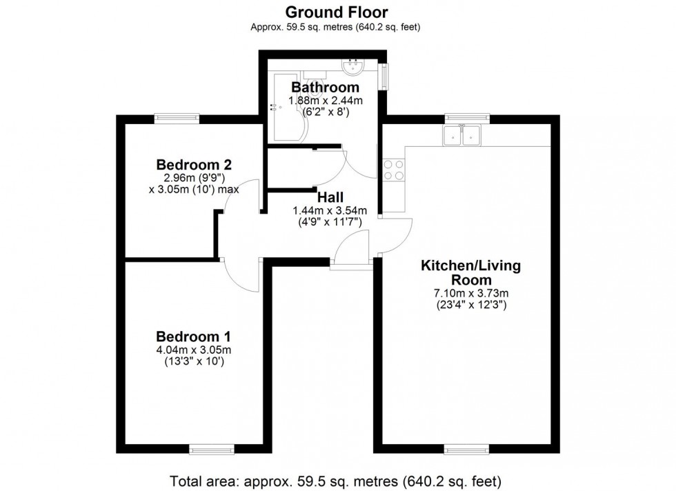 Floorplan for CHULMLEIGH