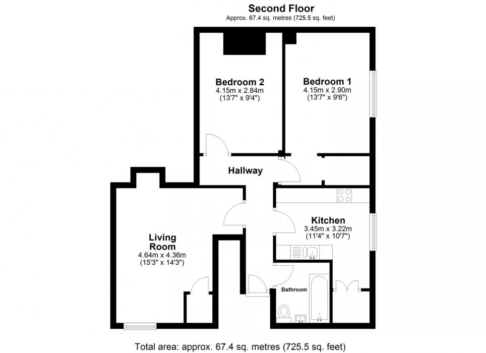 Floorplan for CHULMLEIGH