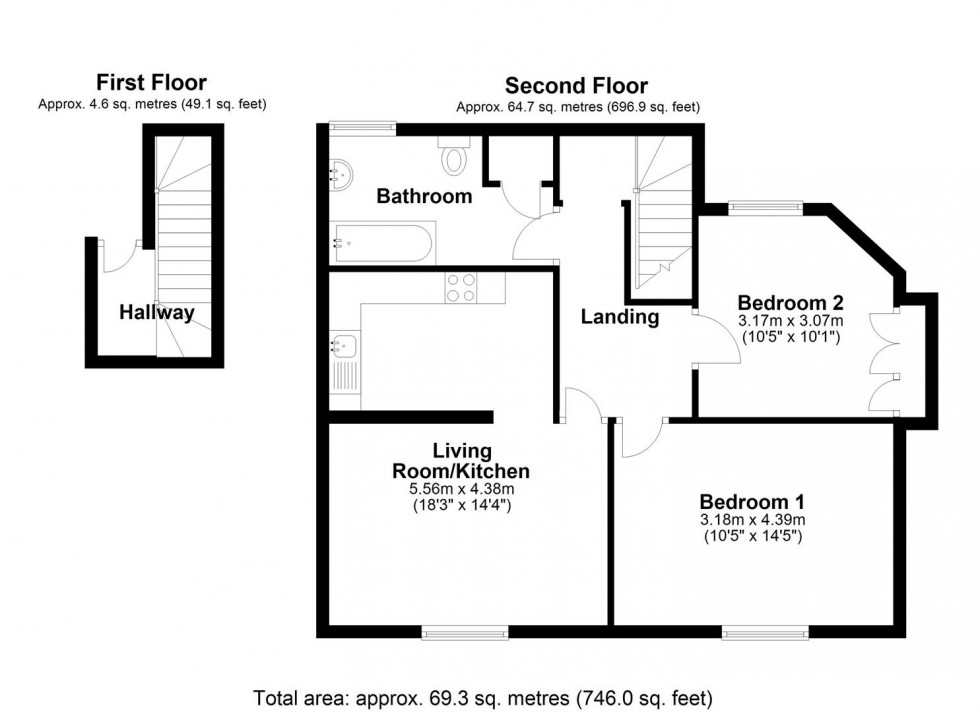 Floorplan for Fore Street, Chulmleigh