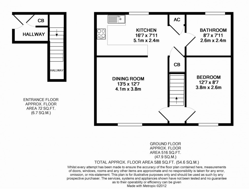 Floorplan for CHULMLEIGH