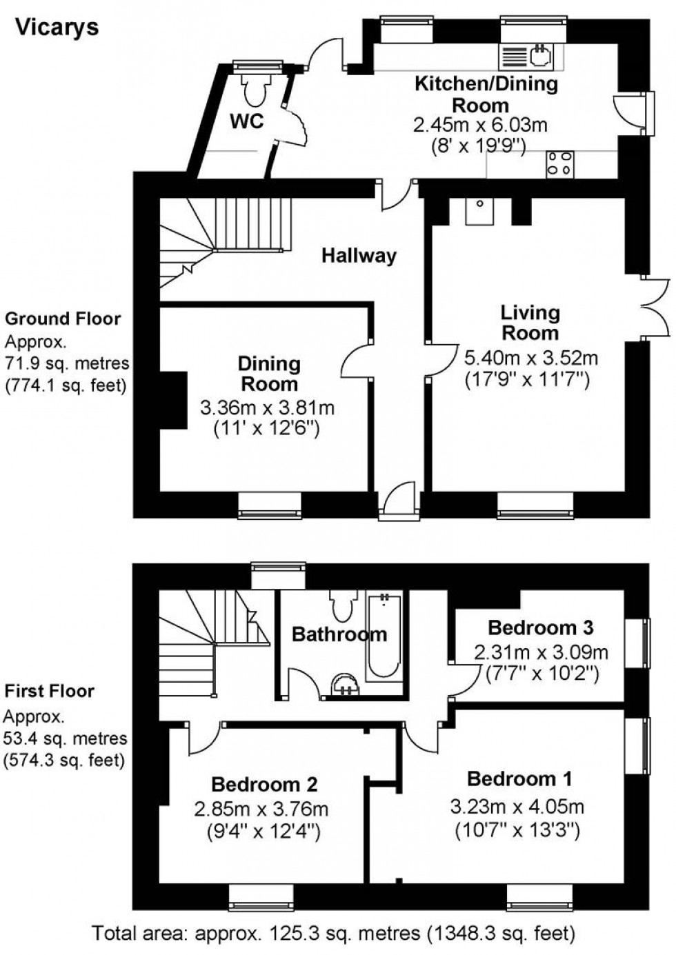 Floorplan for CHULMLEIGH